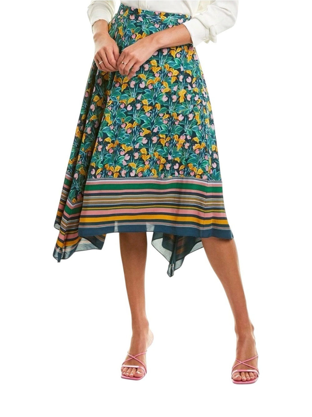 DIANE VON FURSTENBERG Denver Midi Skirt Size 0